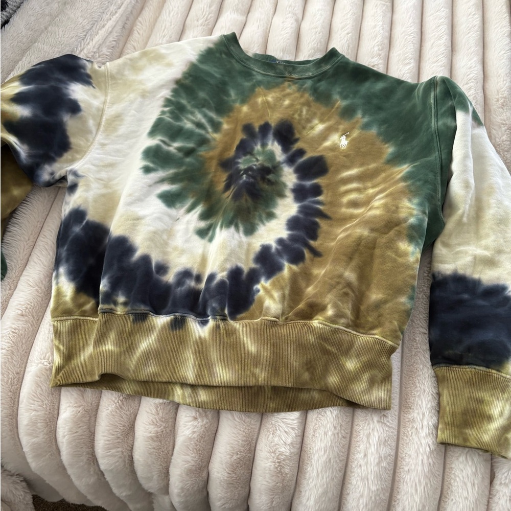 Polo Ralph Lauren spiral tie dye crew